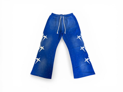 BLUE "crossing paths with style" pants